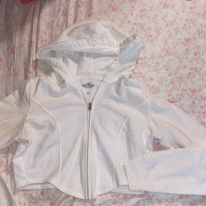 Hollister White Crop Top